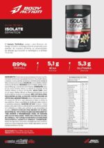 Whey Protein Isolado Isolate Definition 900g Sabor Morango Bodyaction - Imagem 3